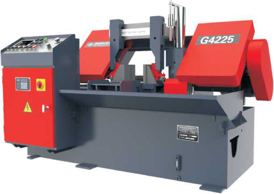 G4225 54m / Min 2200W الهيدروليكية العمود المنشار الحزامي آلة