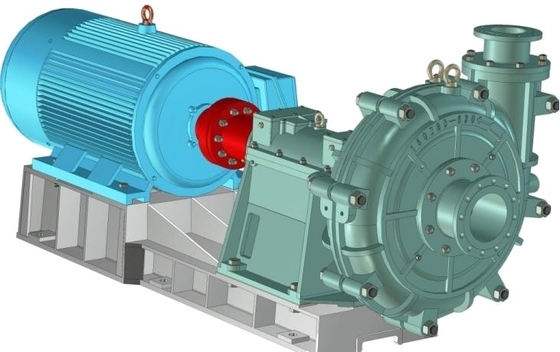 مضخة الحمأة الطاردة المركزية المقاومة للصدأ ، مضخة الطين الأسمنت 55kw 125ZBD-630