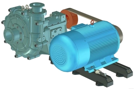 مضخة الملاط الطرد المركزي المقاومة للتآكل 980rpm للتعدين 80ZBQ-400